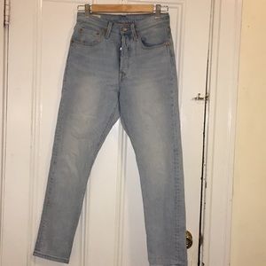 Levi’s Light Blue 501 Skinny Jeans (Size 26)